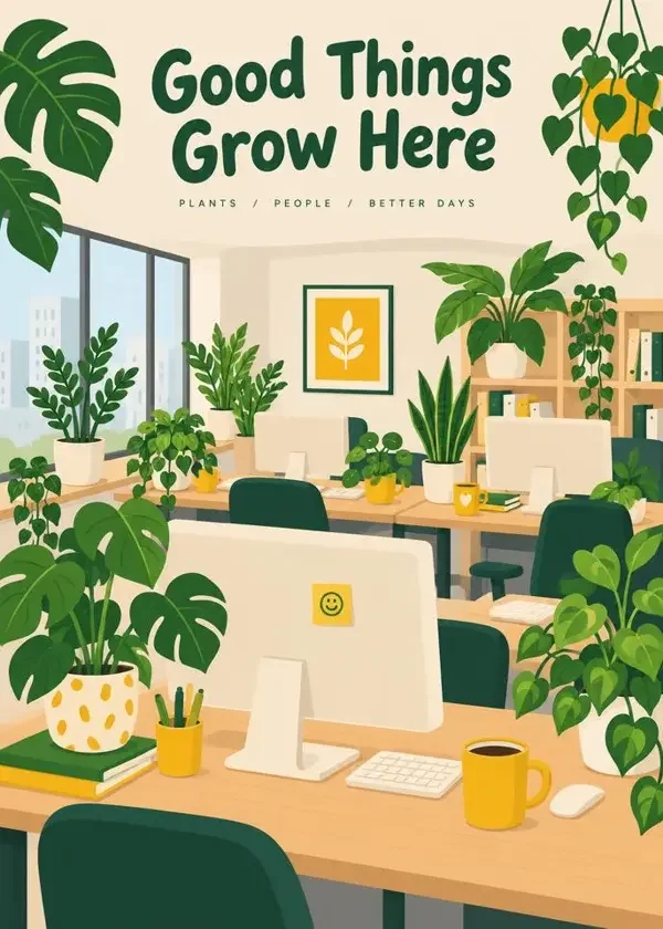 办公室植物观察日记 - 职场轻喜剧 - 2026年 - 麻豆影院